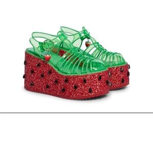 Dolls Kill / Sugar Thrillz “Ripe for Love Platform Sandals”
